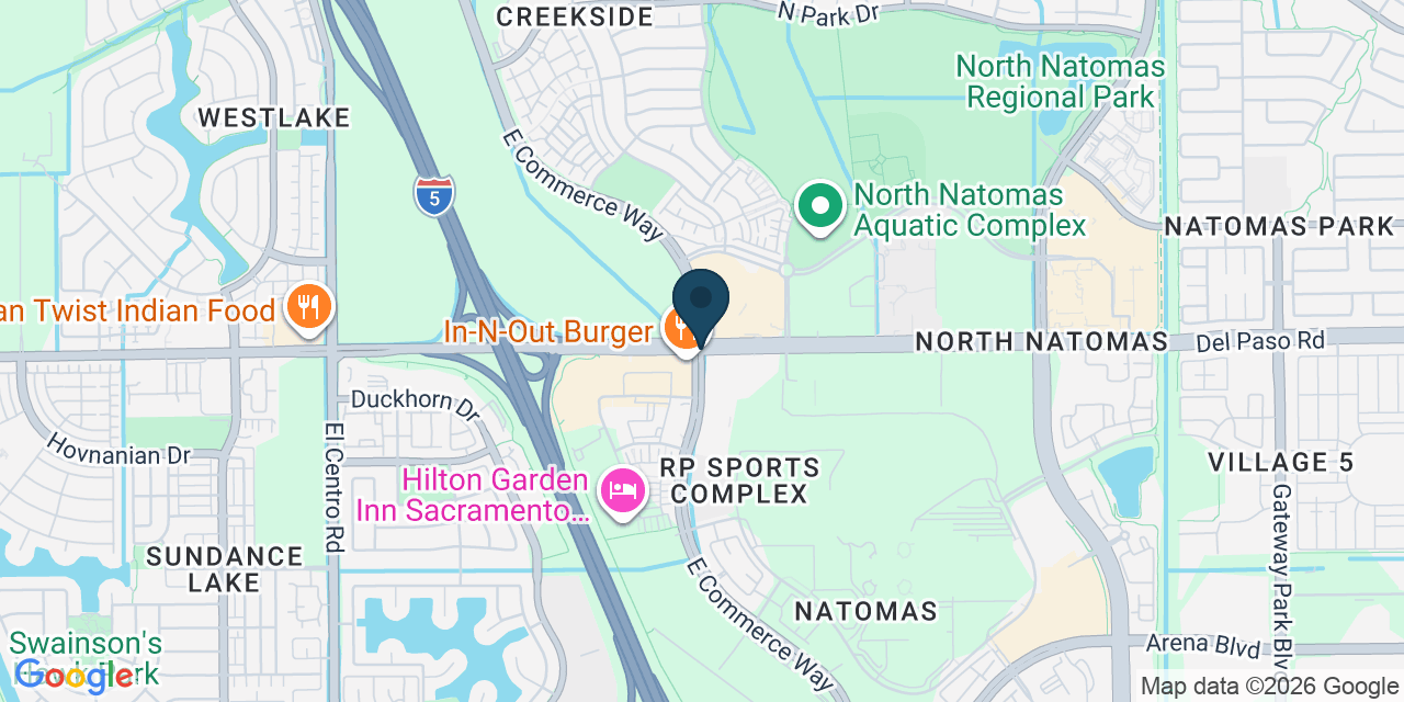 Map showing Sacramento County, CA