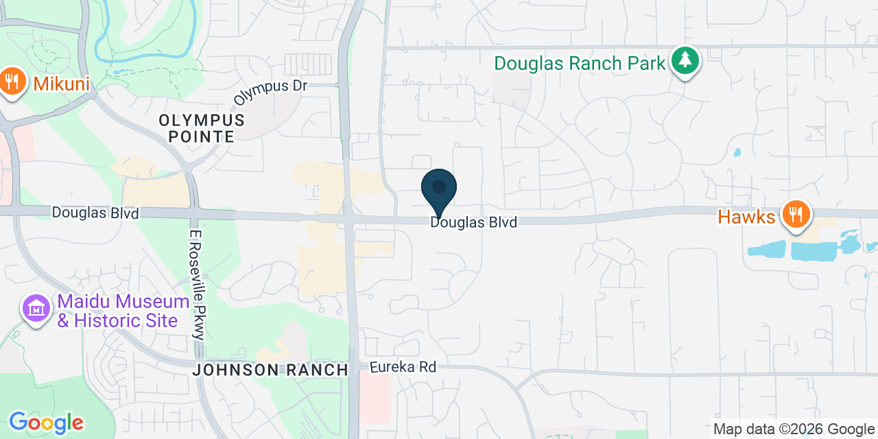 Map showing Placer County, CA