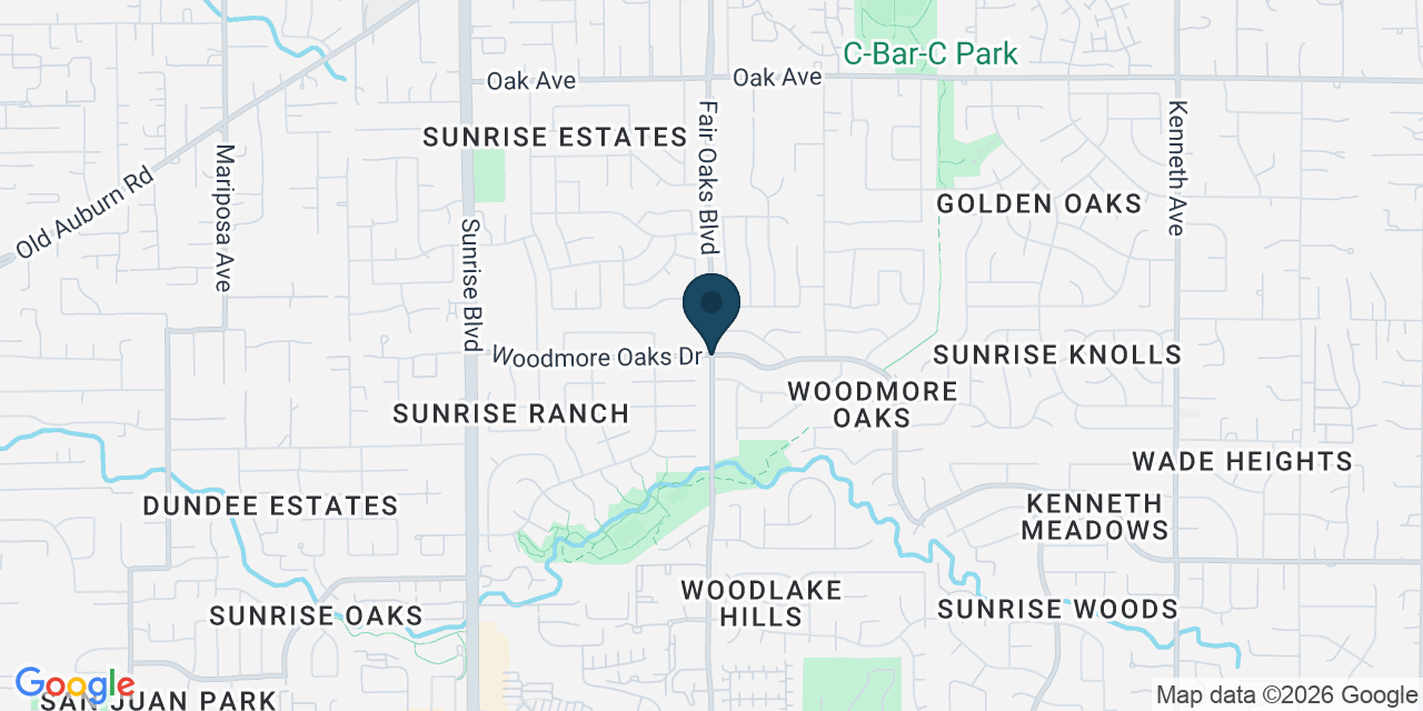 Map showing Citrus Heights, Sacramento County, CA