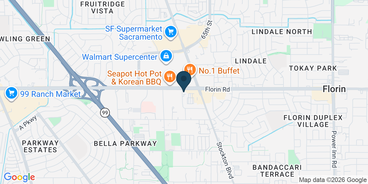 Map showing Sacramento, Sacramento County, CA
