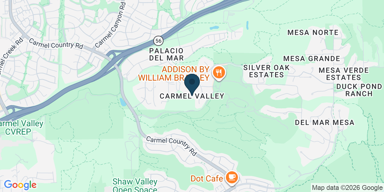 Map showing San Diego, San Diego County, CA