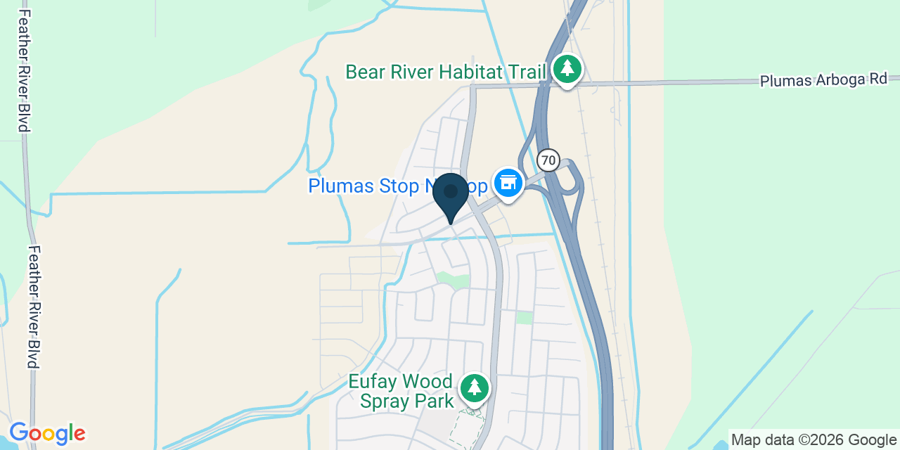 Map showing Plumas Lake, Yuba County, CA