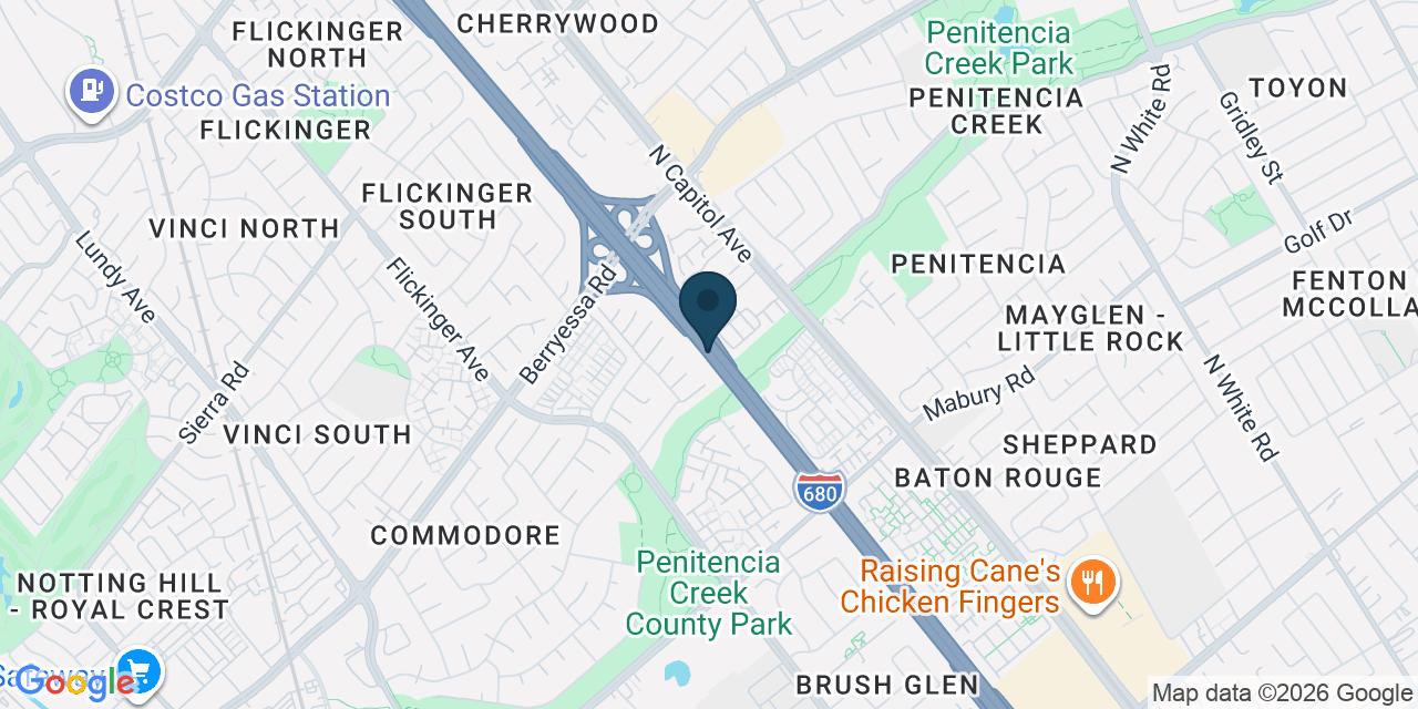 Map showing San Jose, Santa Clara County, CA