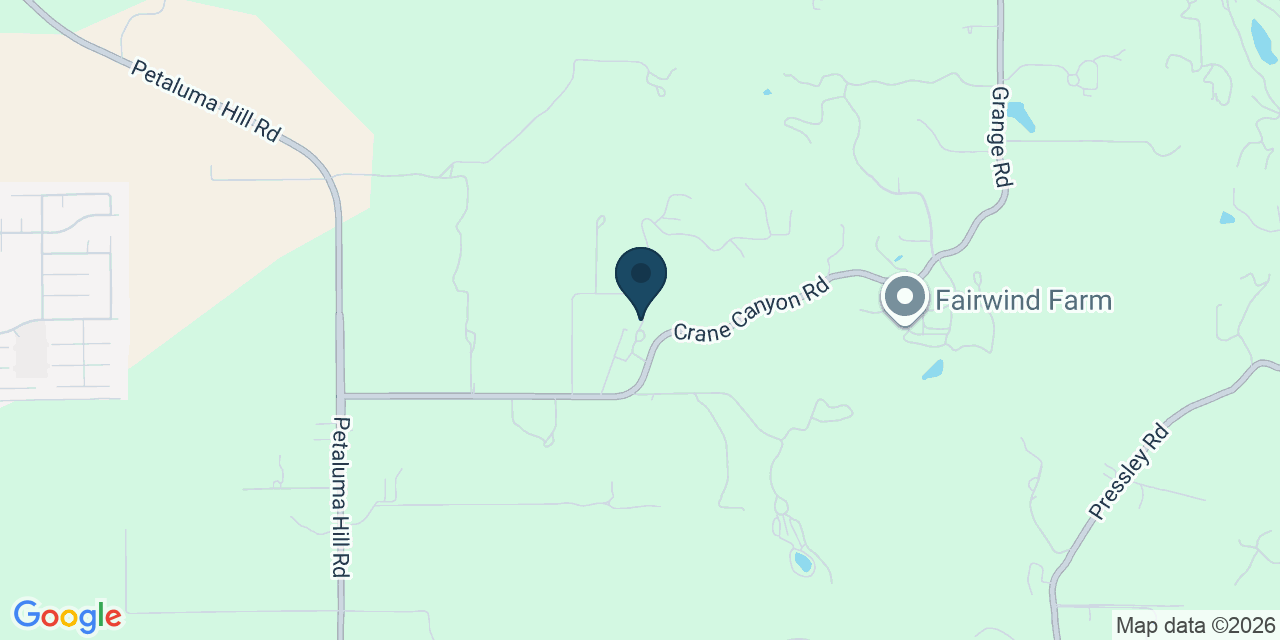 Map showing Santa Rosa, Sonoma County, CA