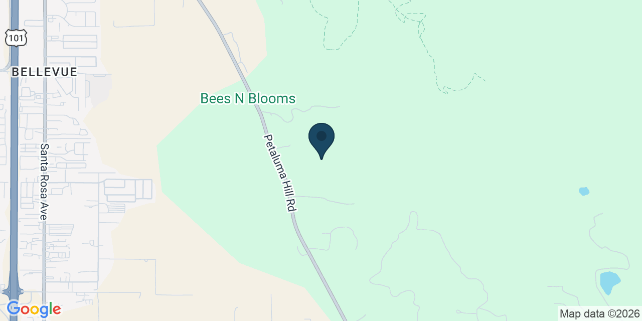 Map showing Santa Rosa, Sonoma County, CA