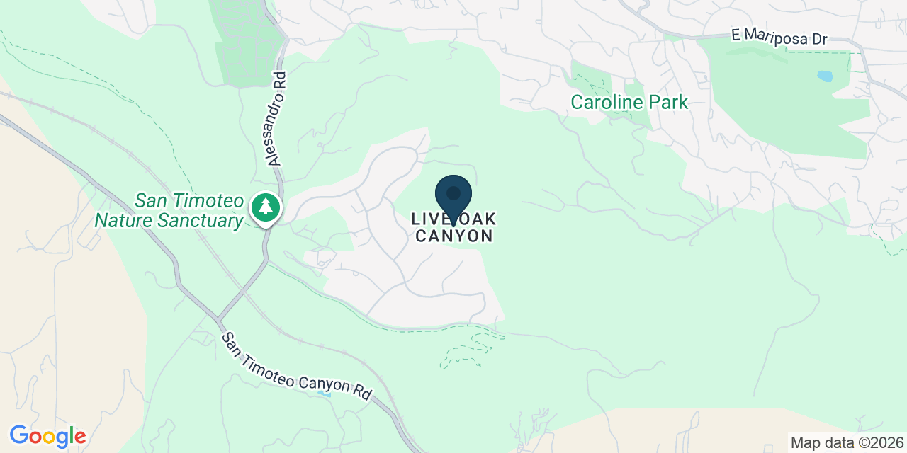 Map showing Redlands, San Bernardino County, CA