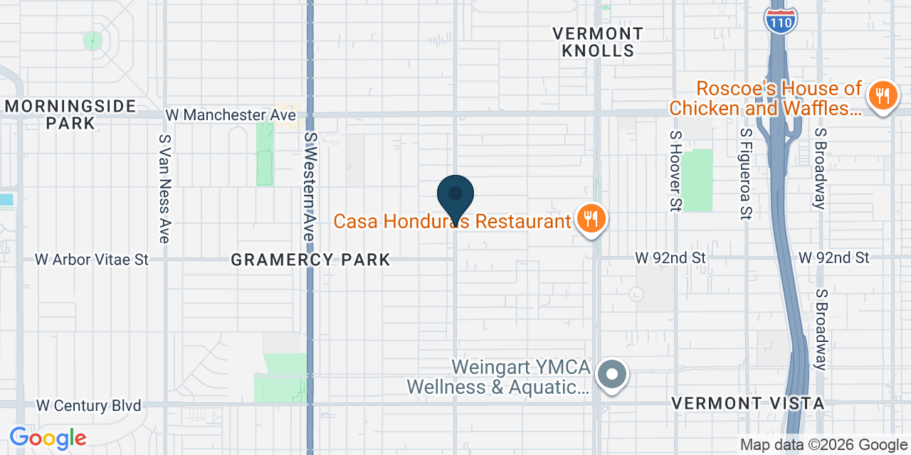 Map showing Los Angeles, Los Angeles County, CA