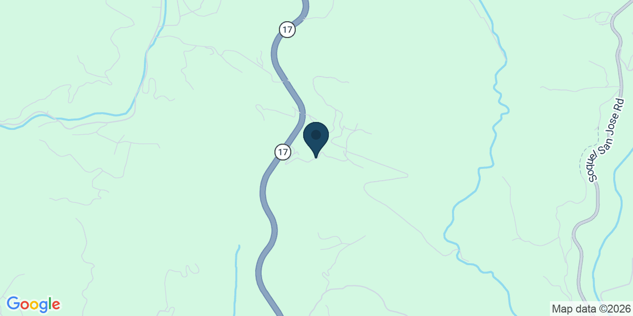 Map showing Santa Cruz County, CA