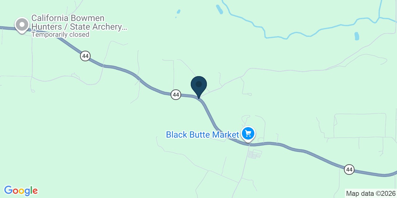 Map showing Shasta County, CA