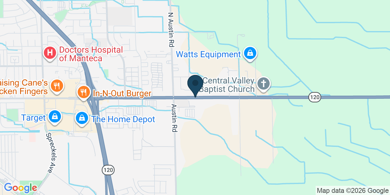 Map showing San Joaquin County, CA