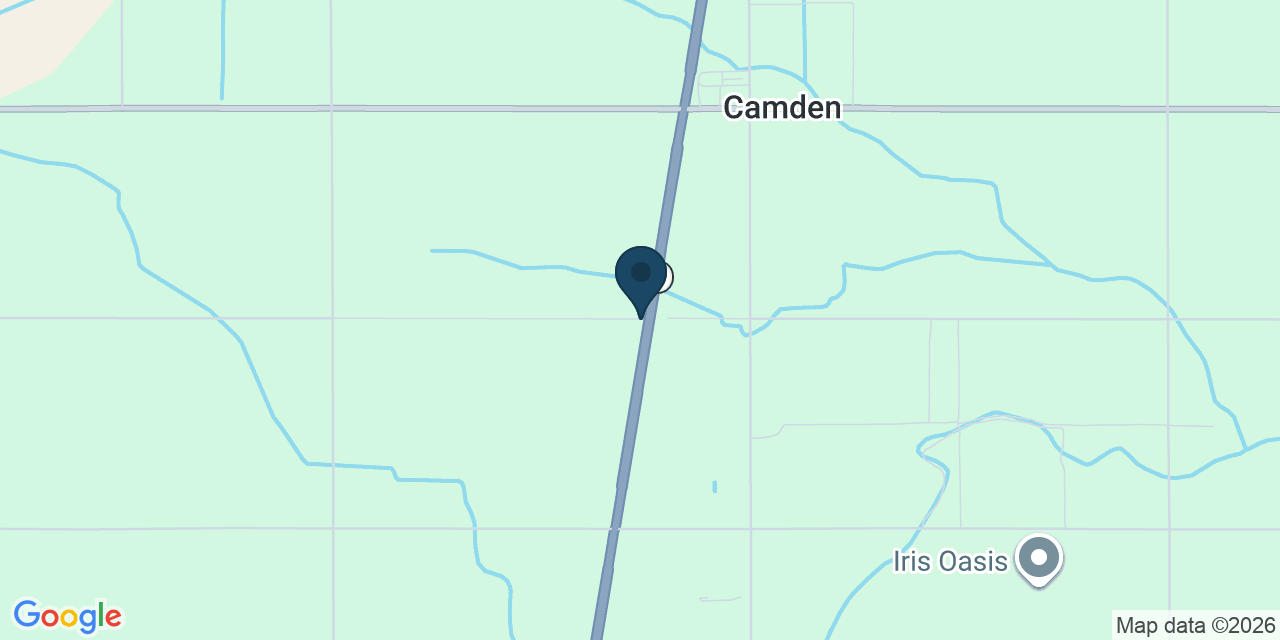 Map showing Riverdale, Fresno County, CA
