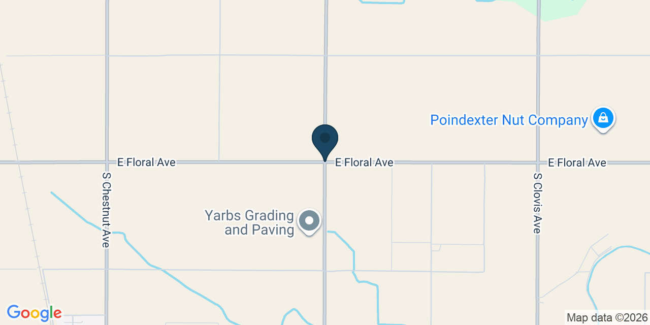 Map showing Fresno County, CA