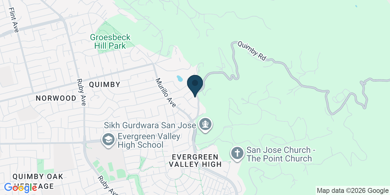Map showing San Jose, Santa Clara County, CA