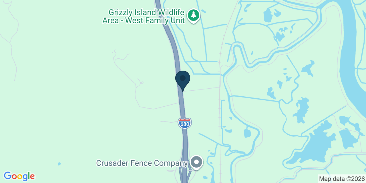 Map showing Solano County, CA