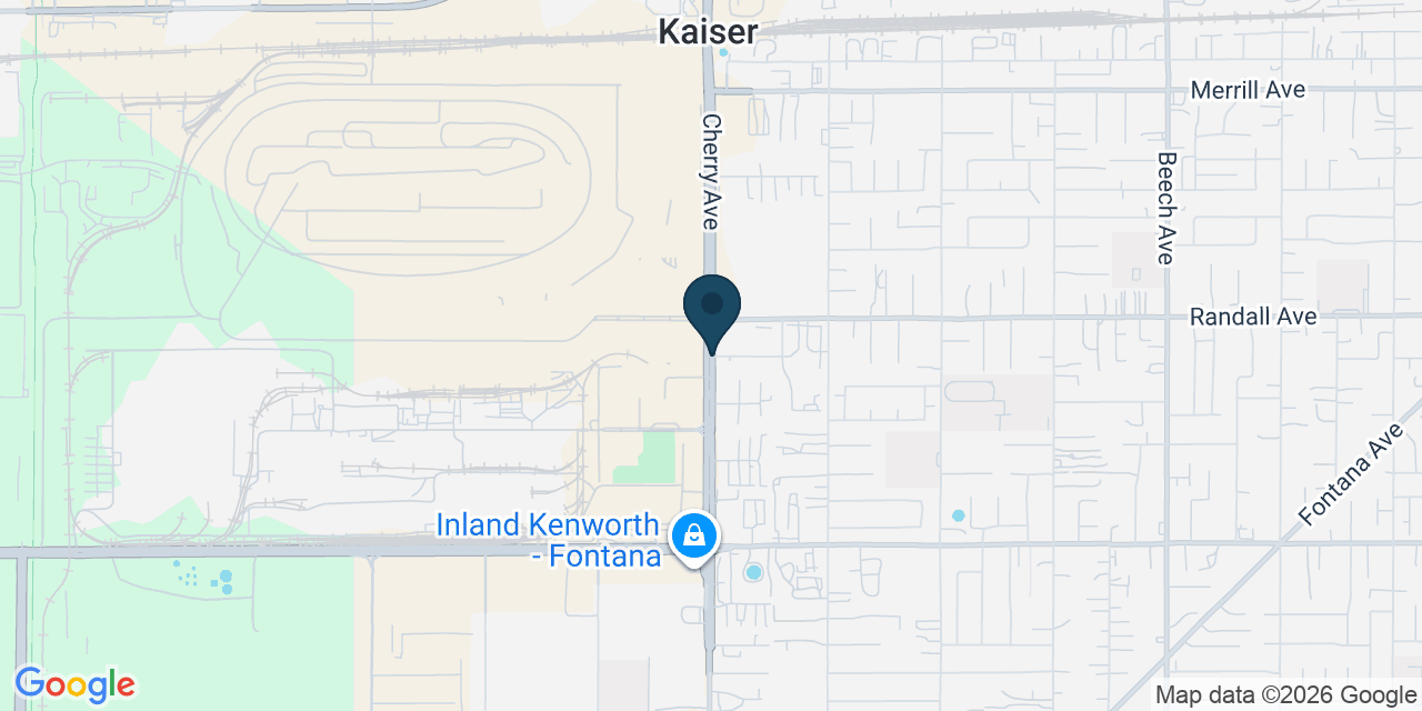 Map showing San Bernardino County, CA