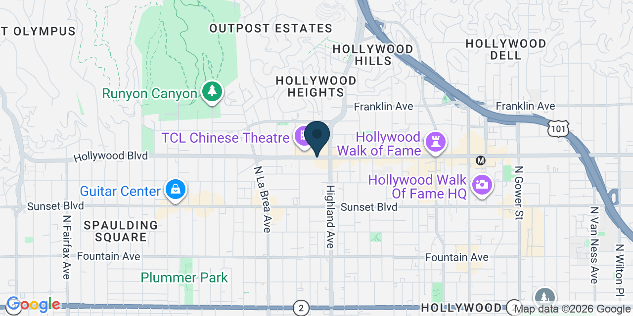 Map showing Los Angeles, Los Angeles County, CA