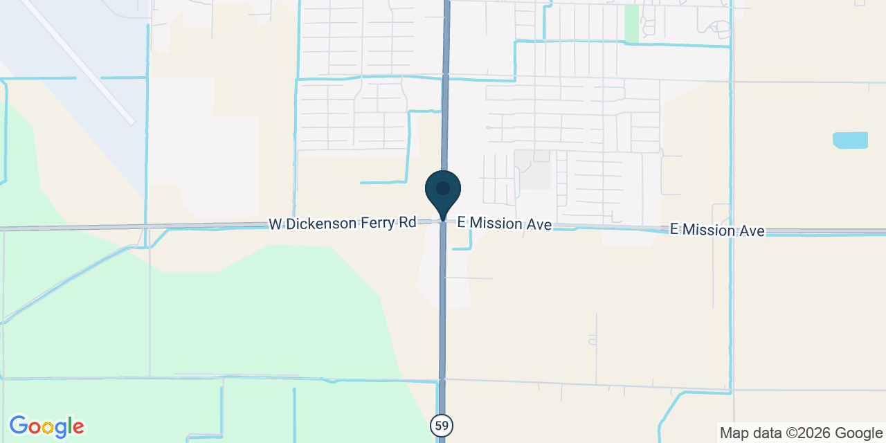 Map showing Merced County, CA