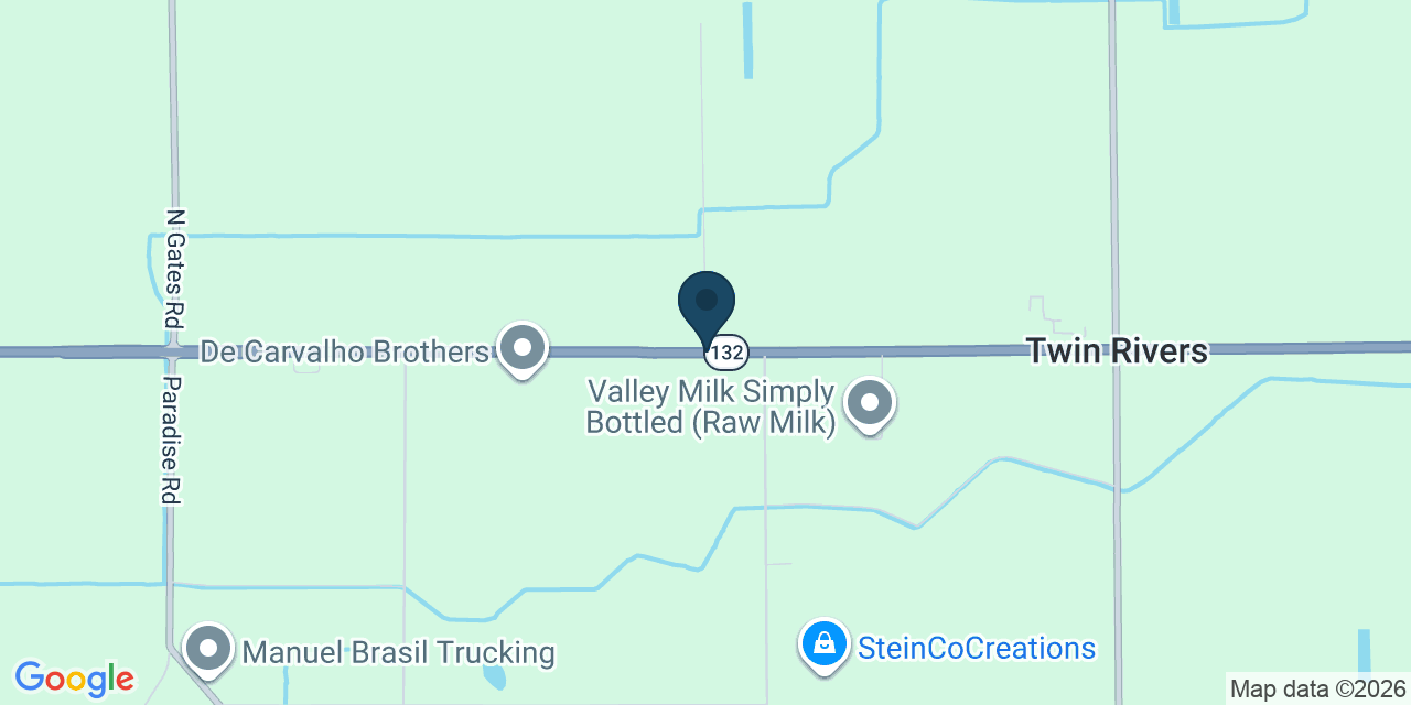 Map showing Stanislaus County, CA