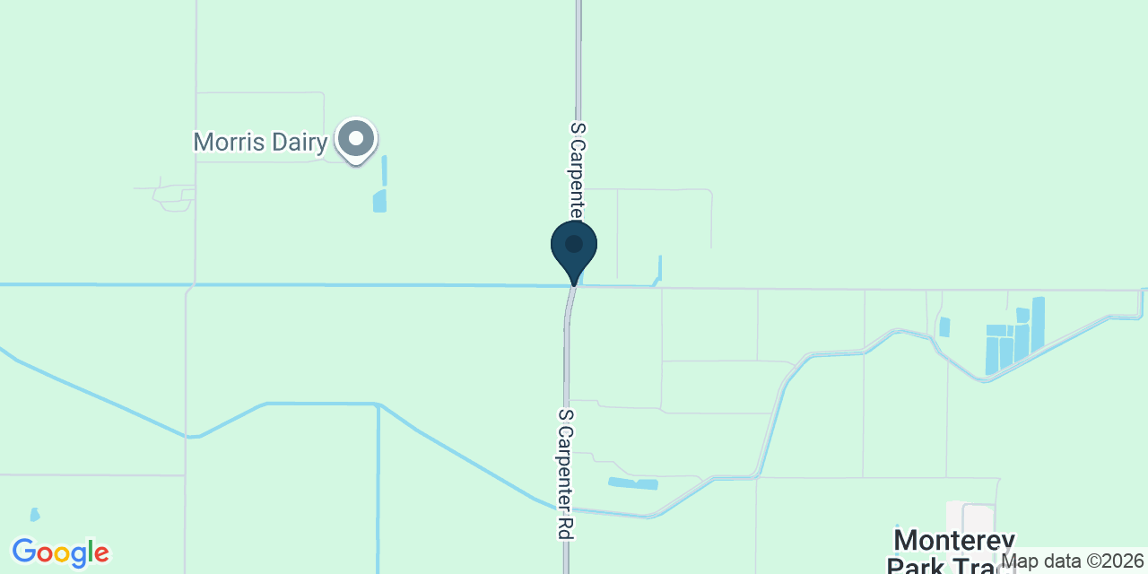 Map showing Stanislaus County, CA