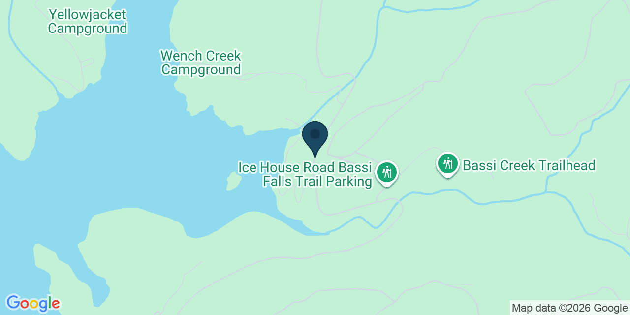 Map showing El Dorado County, CA
