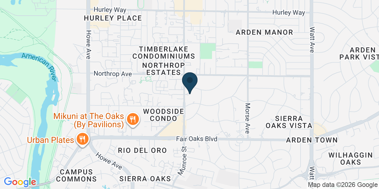 Map showing Sacramento, Sacramento County, CA