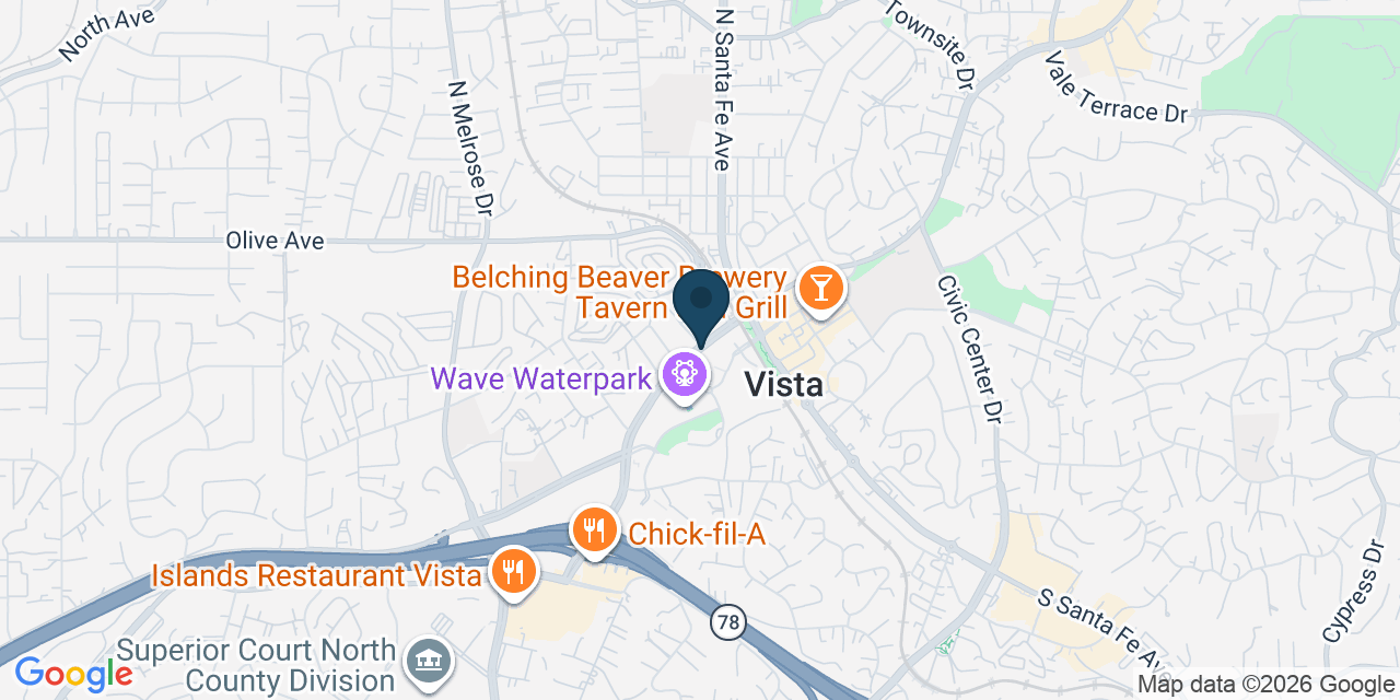 Vista Crash at Vista Village Drive and Palm Drive Leaves Injury Status Unconfirmed
