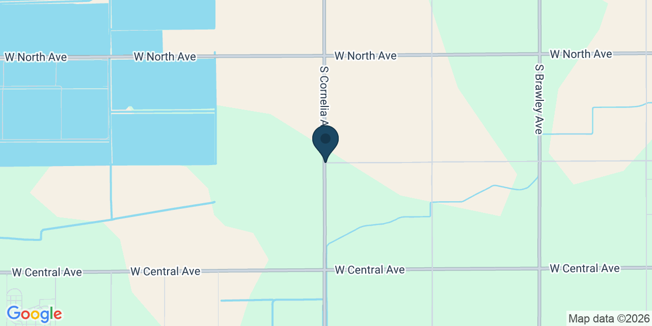 Map showing Fresno, Fresno County, CA