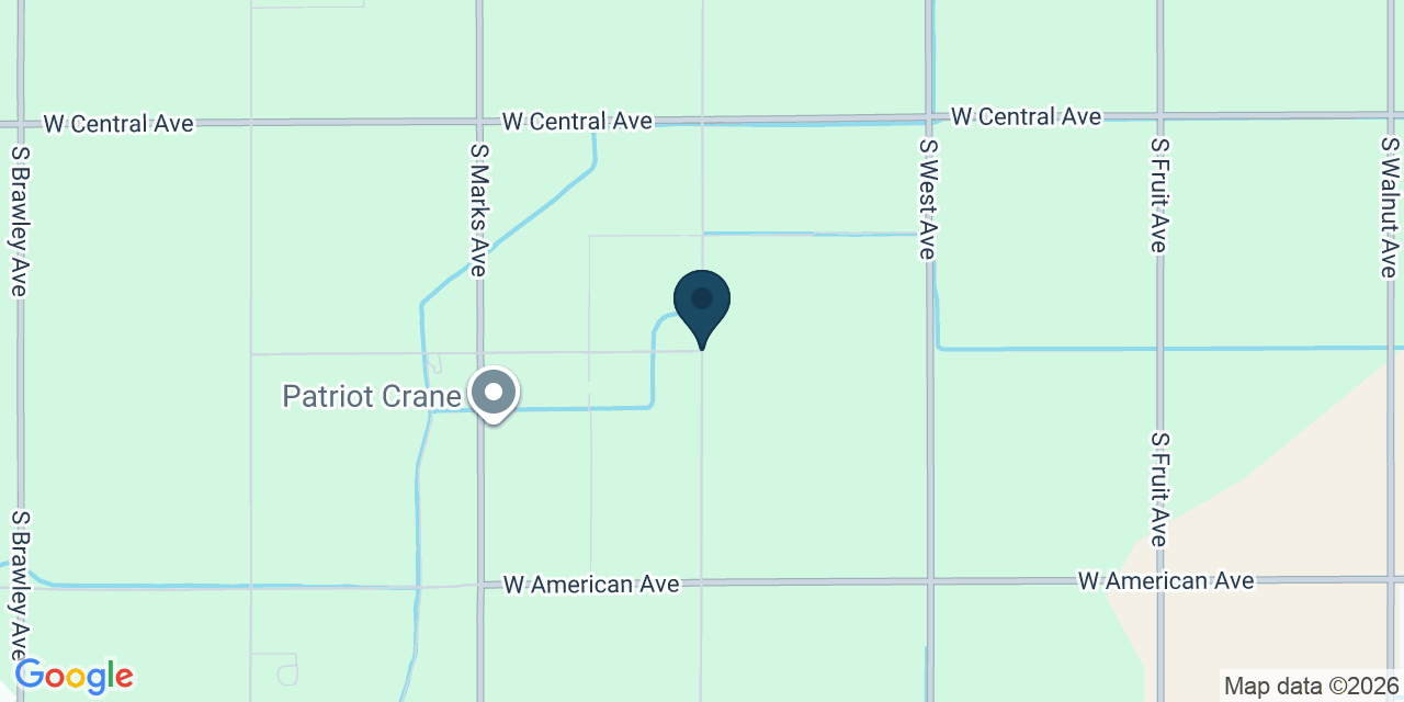 Map showing Fresno County, CA