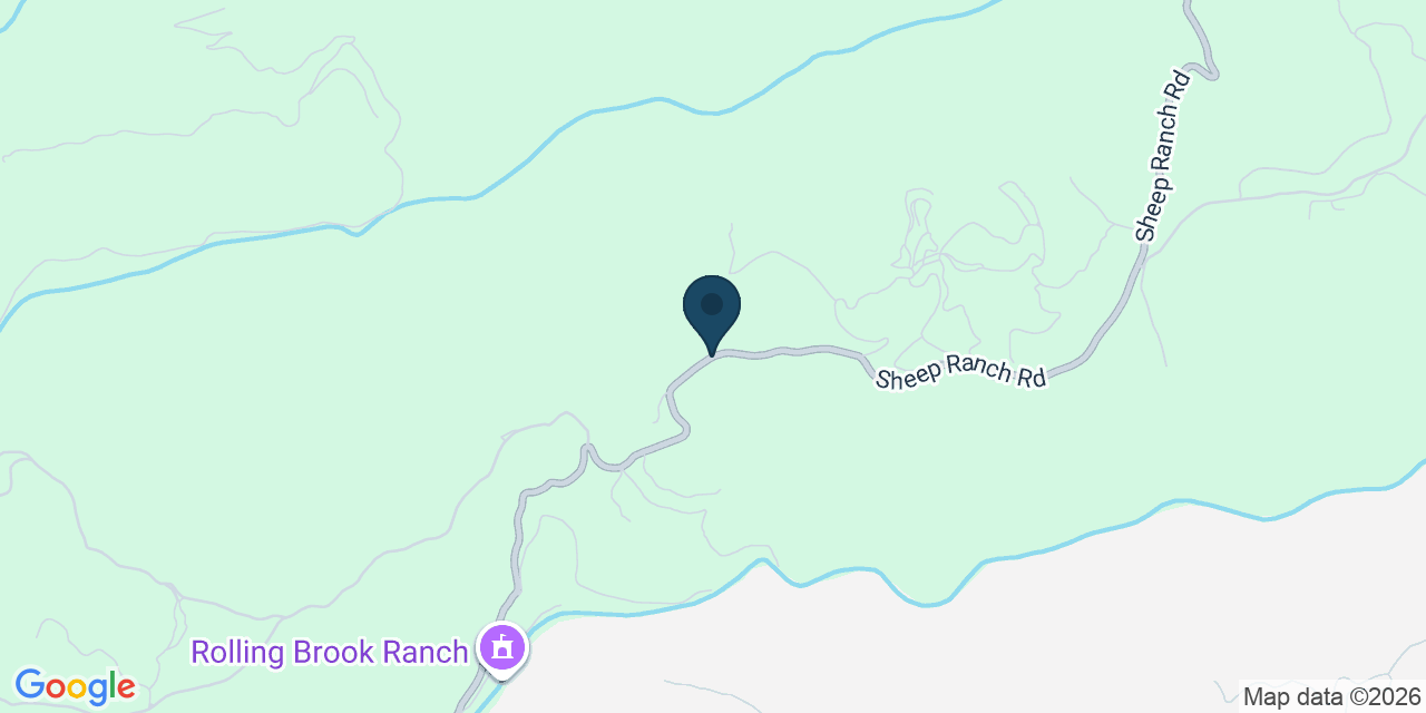 Map showing Calaveras County, CA