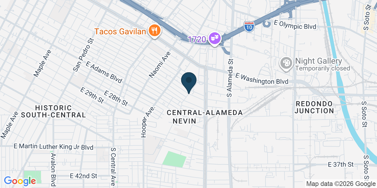 Map showing Los Angeles, Los Angeles County, CA