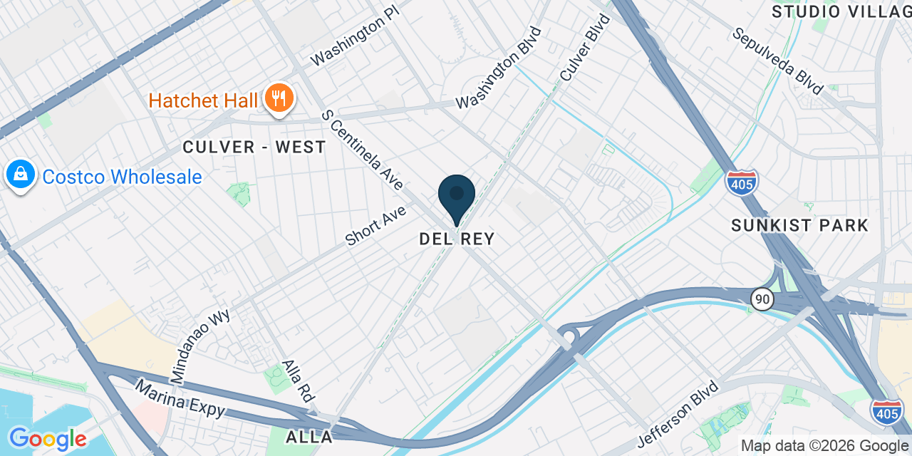 Map showing Los Angeles County, CA