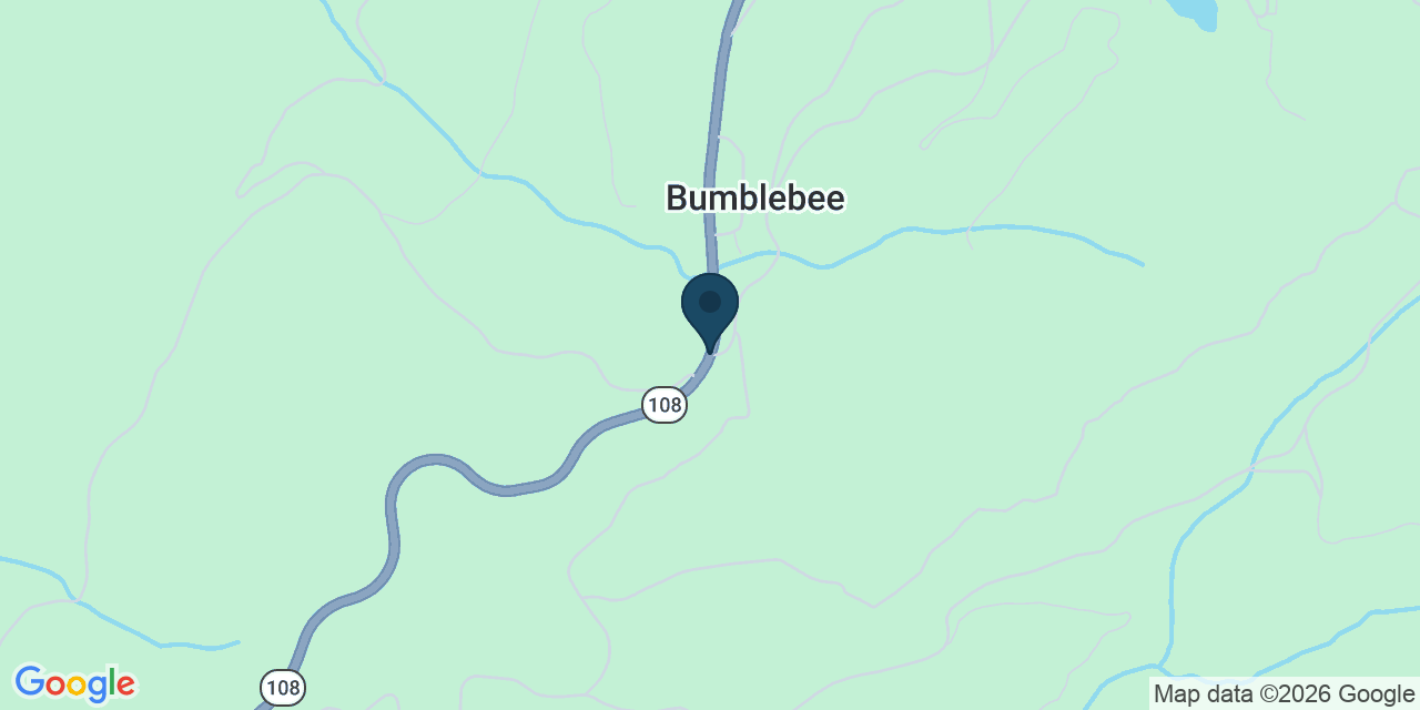 Map showing Tuolumne County, CA