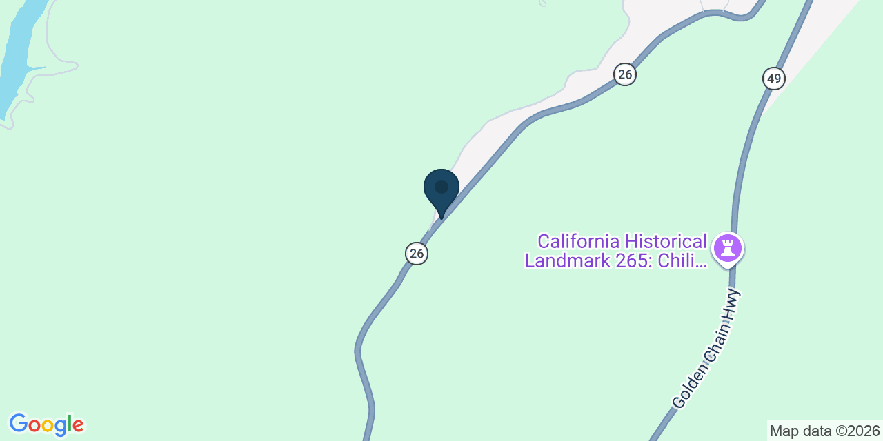 Map showing Mokelumne Hill, Calaveras County, CA