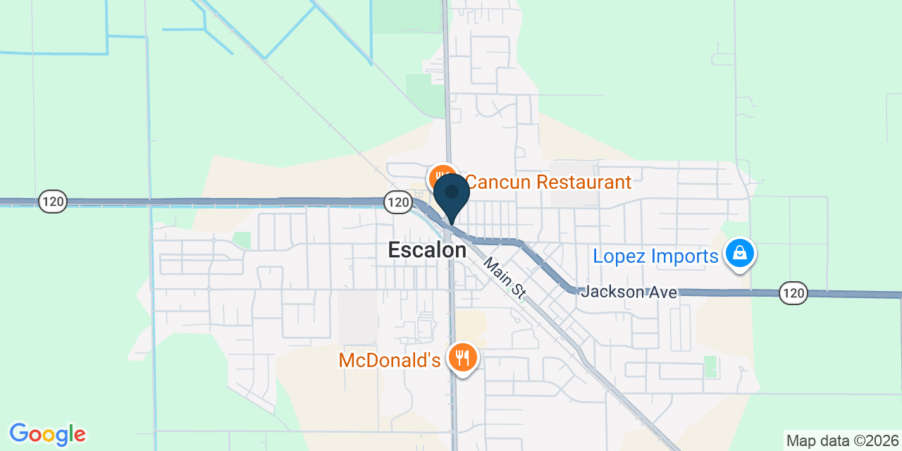 Map showing Escalon, San Joaquin County, CA