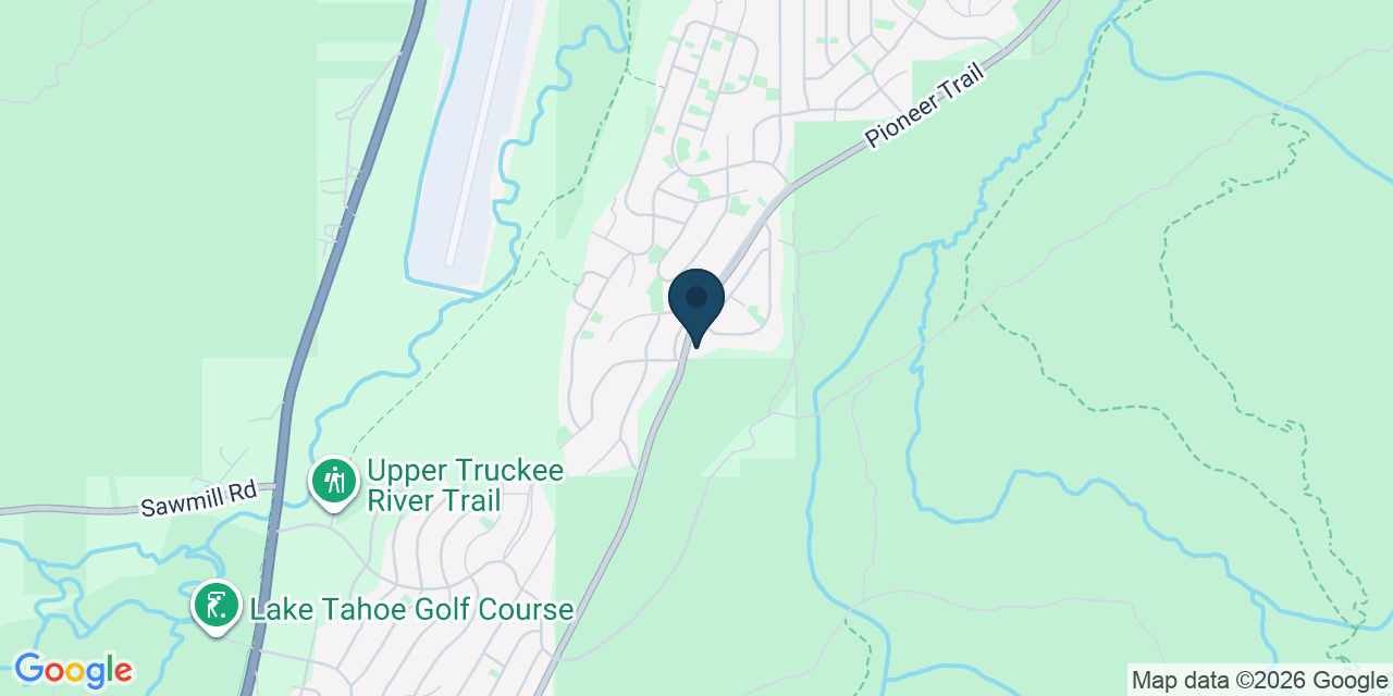 Map showing South Lake Tahoe, El Dorado County, CA