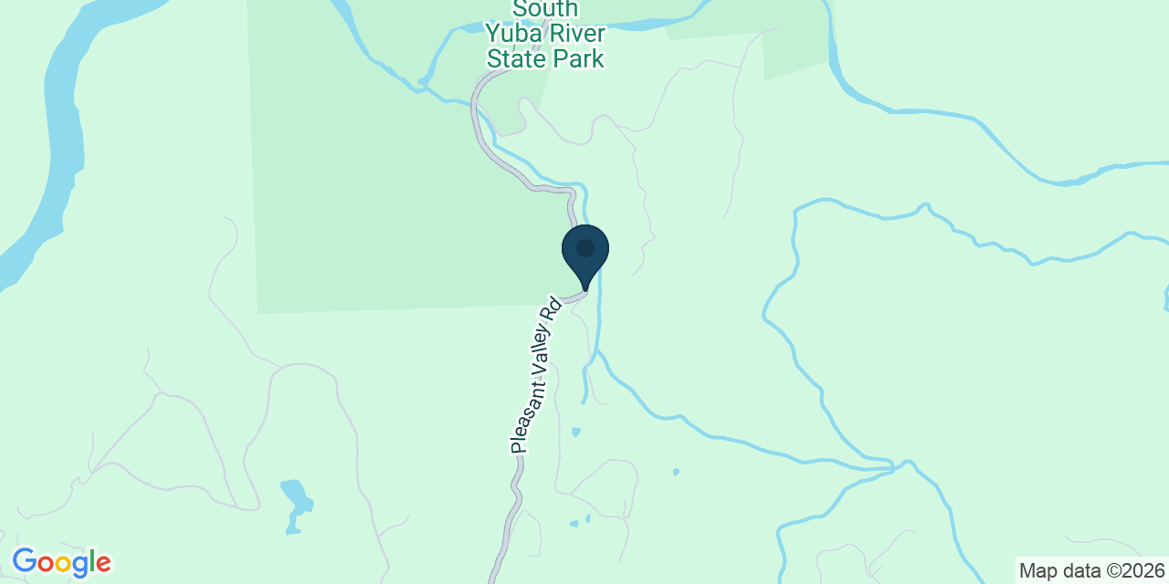 Map showing Nevada County, CA
