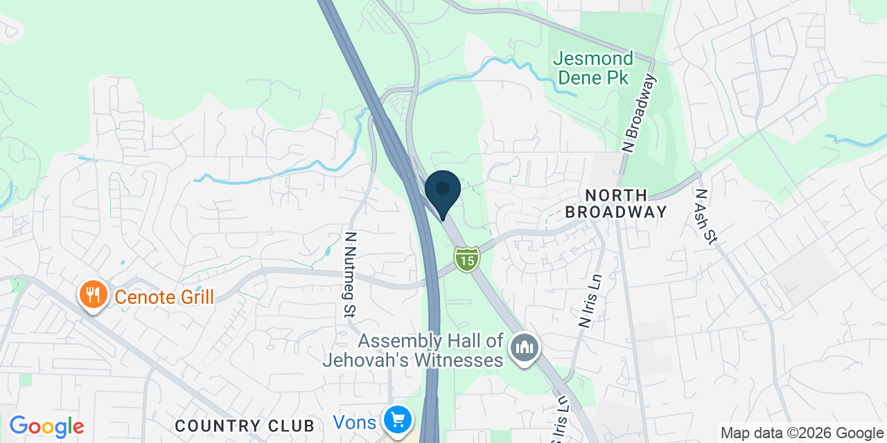 Map showing San Diego County, CA