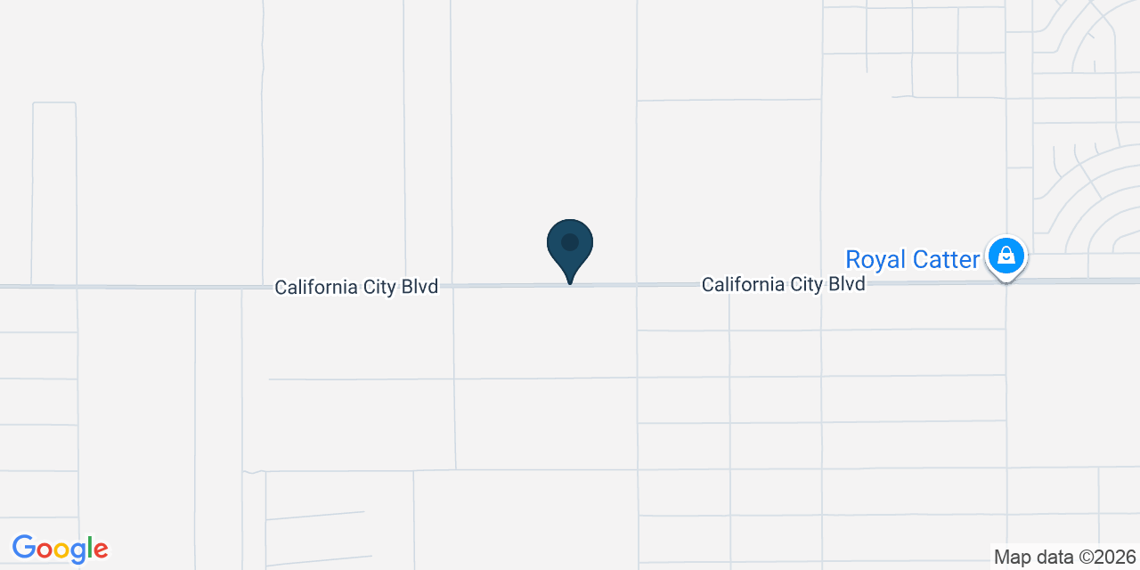 Map showing Kern County, CA
