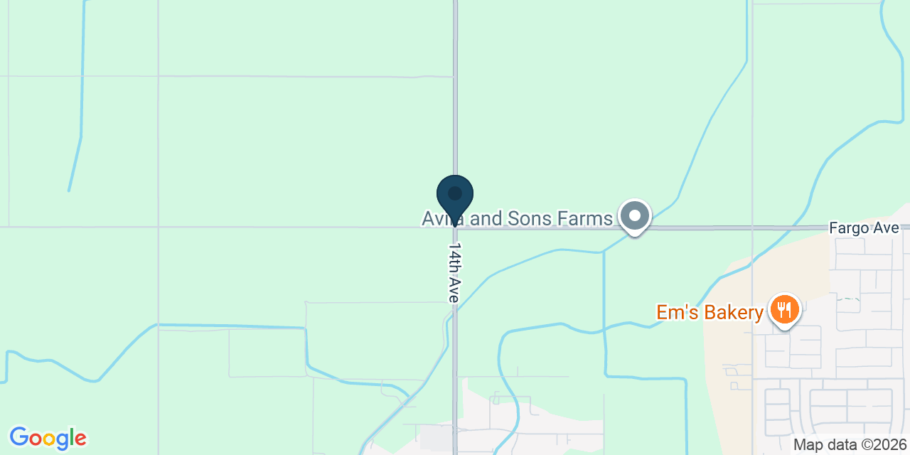 Map showing Kings County, CA