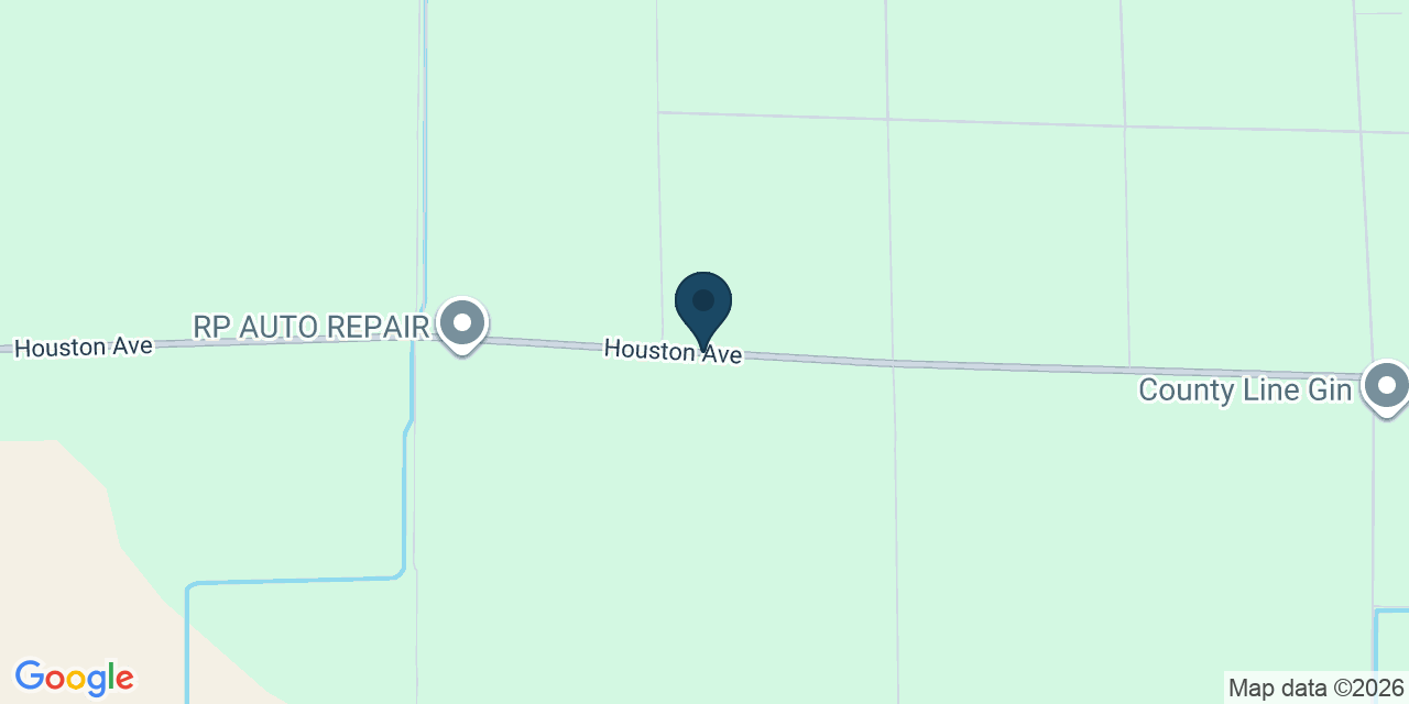 Map showing Hanford, Kings County, CA