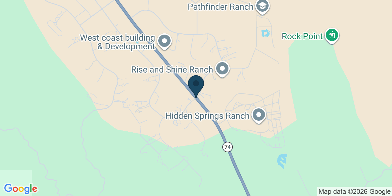 Map showing Riverside County, CA