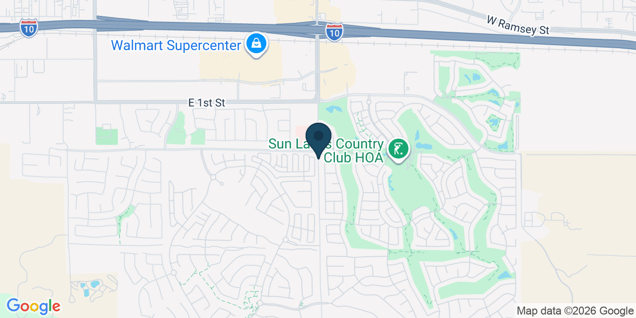 Map showing Riverside County, CA