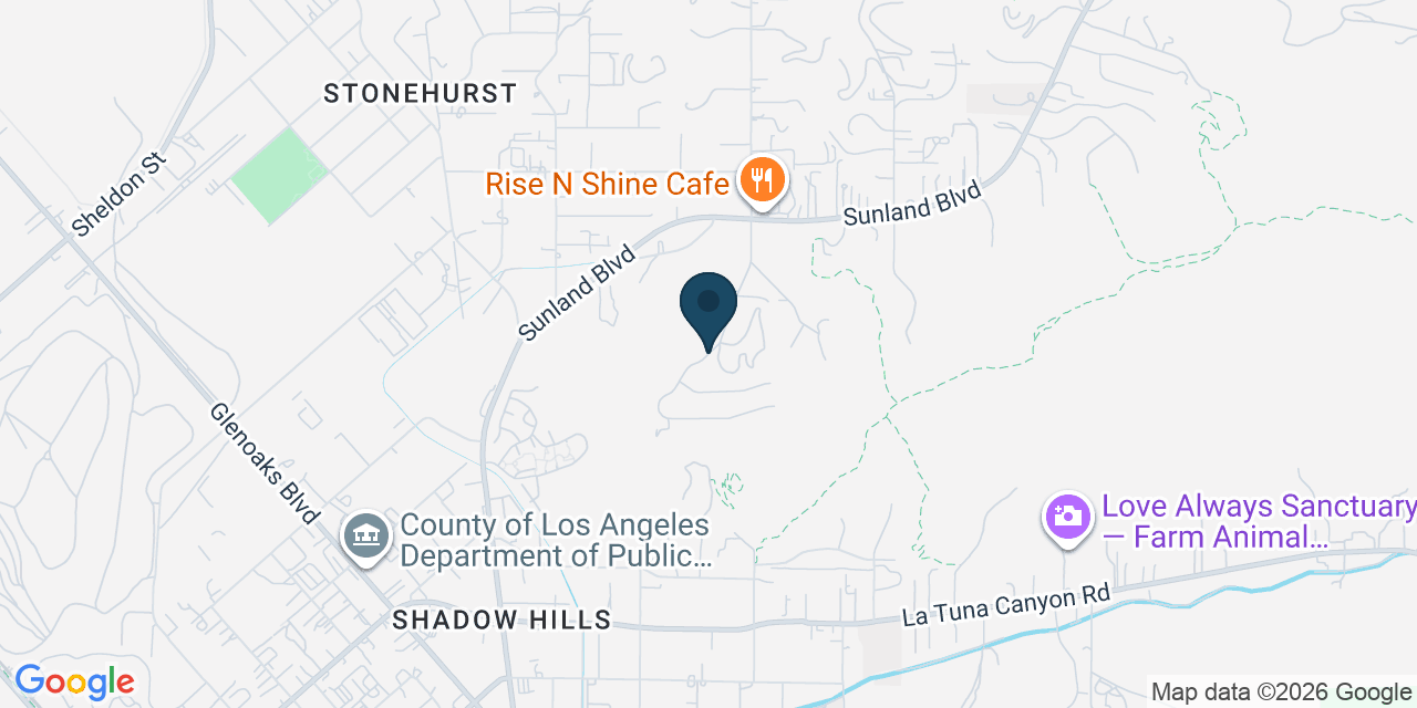 Map showing Los Angeles, Los Angeles County, CA