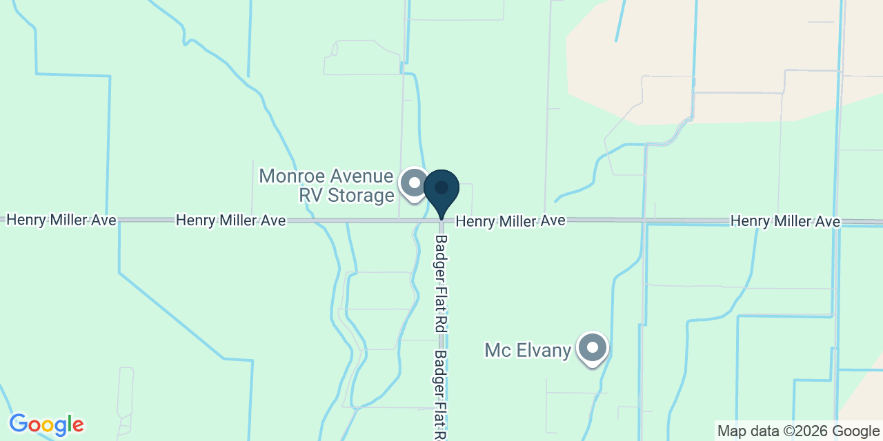 Map showing Merced County, CA