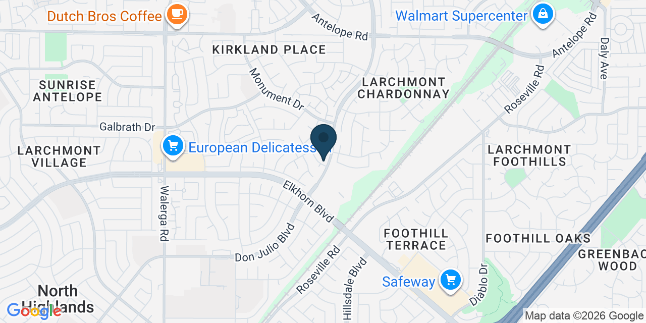 Map showing Sacramento, Sacramento County, CA