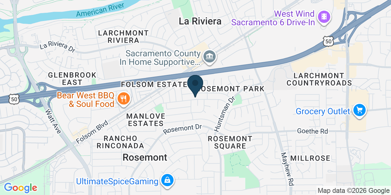 Map showing Sacramento, Sacramento County, CA