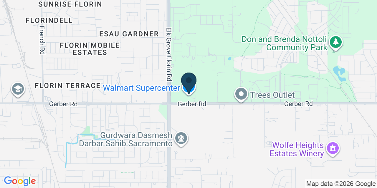 Map showing Sacramento, Sacramento County, CA