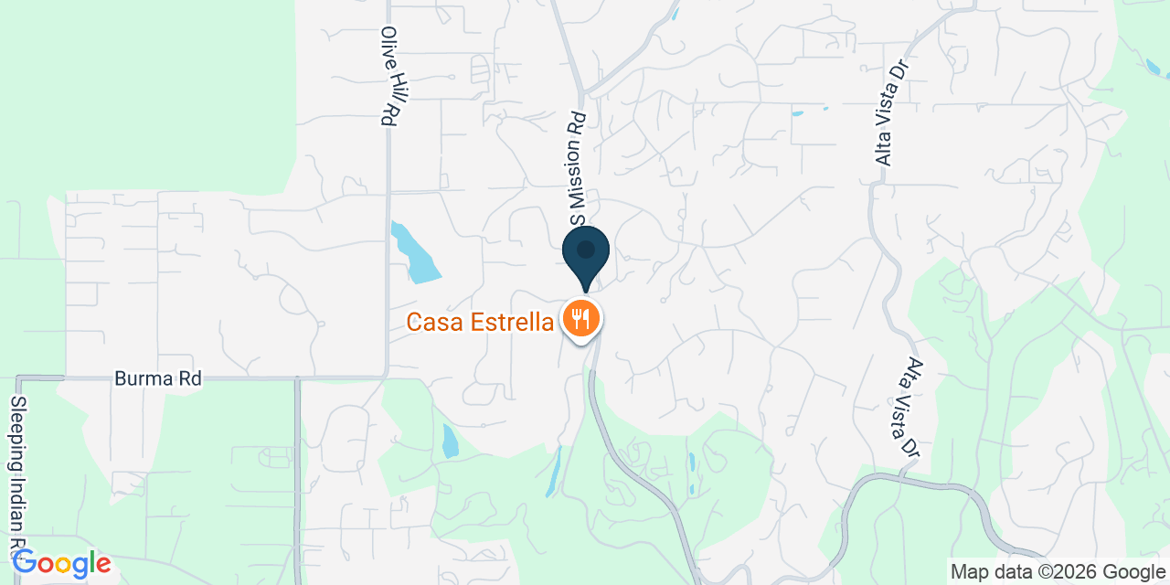 Map showing Fallbrook, San Diego County, CA