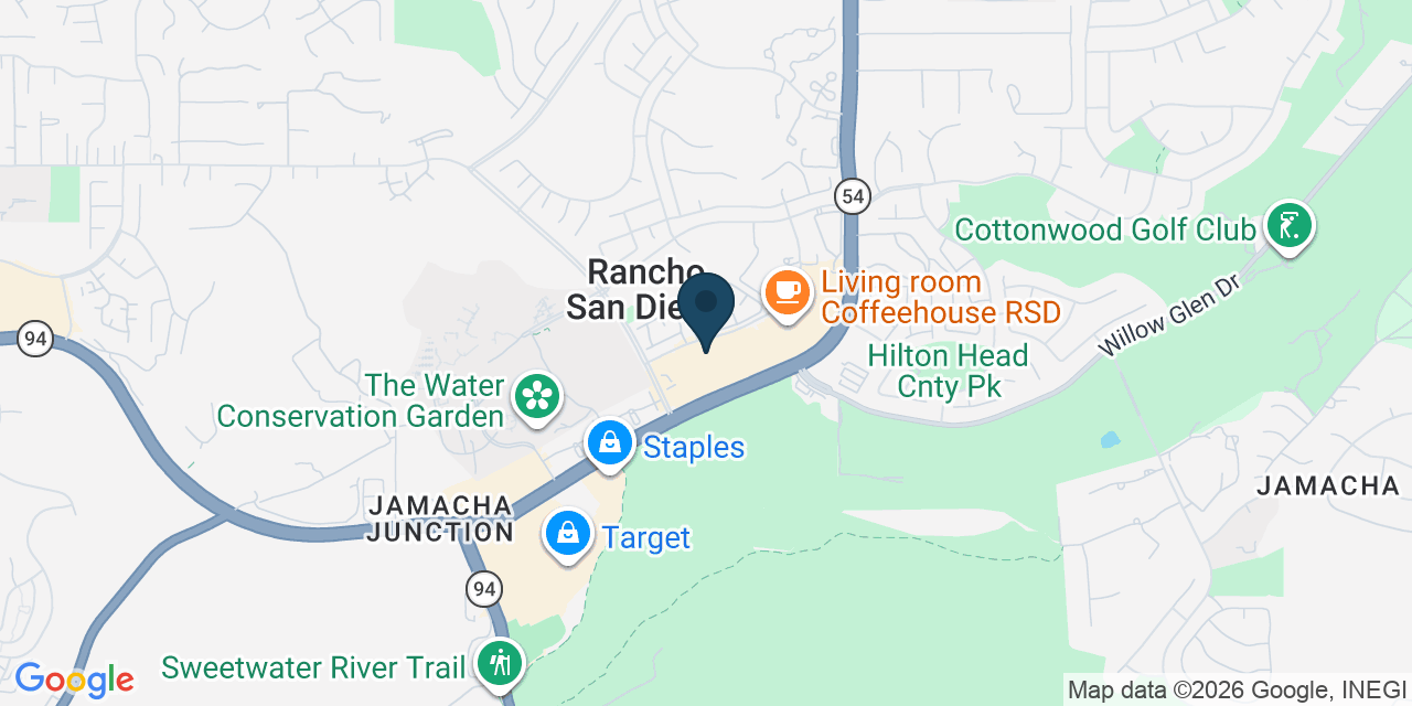 Map showing El Cajon, San Diego County, CA