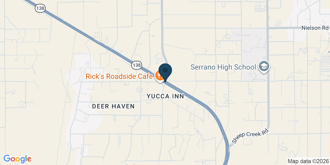 Map showing Piñon Hills, San Bernardino County, CA